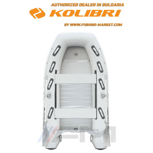 KOLIBRI - Надуваема моторна лодка с надуваем кил KM-300 DXL Explorer ALM - светло сива